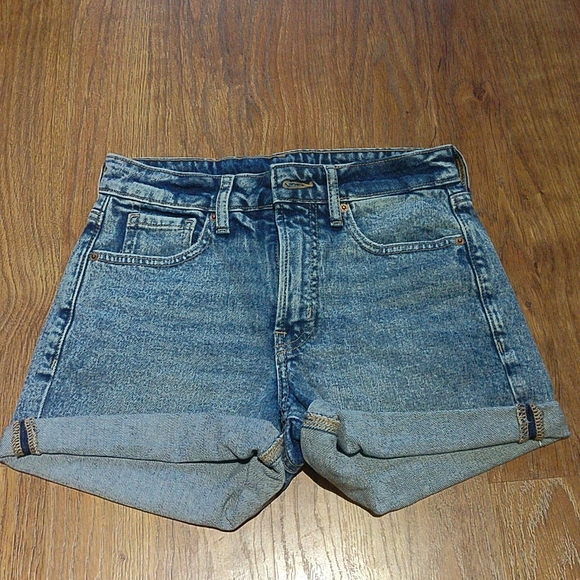 High-Rise Denim Short - Picture 1 of 5